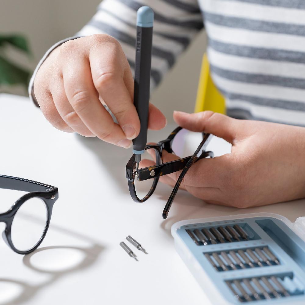 IKEA TRIXIG Präzisionsschraubdreh-Eins 25-tlg Fabrikladen