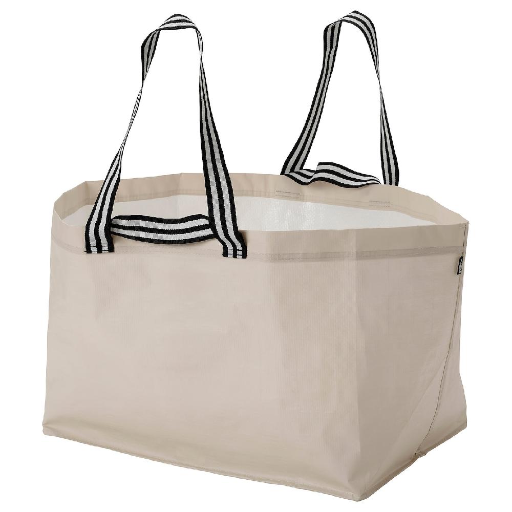 IKEA GÖRSNYGG Tasche groß hellbeige 57x37x39 cm/71 l