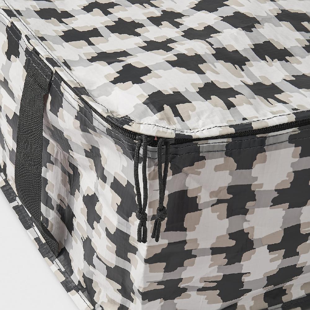 IKEA SÄCKKÄRRA Tasche weiß/bunt 55x49x19 cm Saisonale Angebote