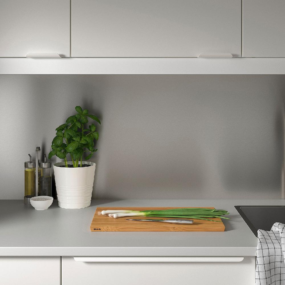 IKEA LYSEKIL Wandpaneel doppelseitig Kupfereffekt gebürstet/Edelstahl 119.6x55 cm Tägliche Deals