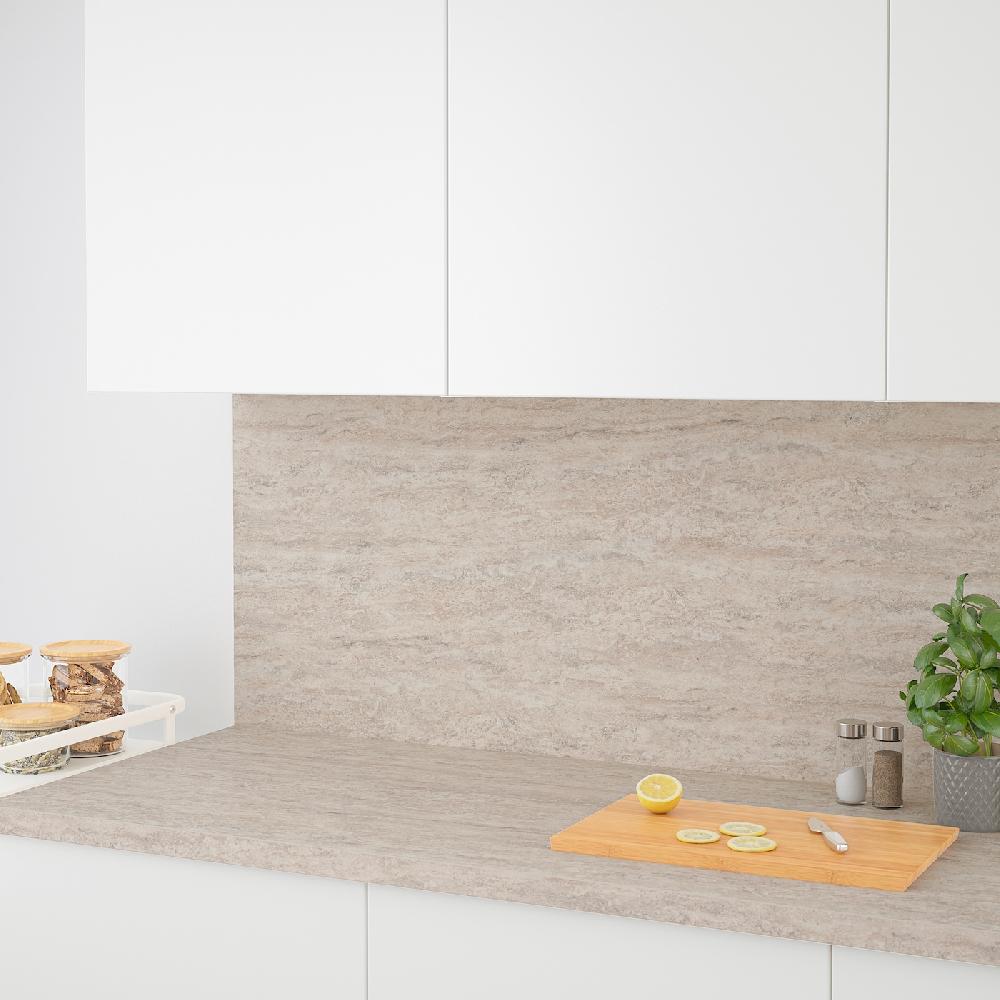 IKEA SIBBARP Wandpaneel maßgefertigt beige Steinmuster/Laminat 1 m²x1.3 cm Letzte 3 Tage