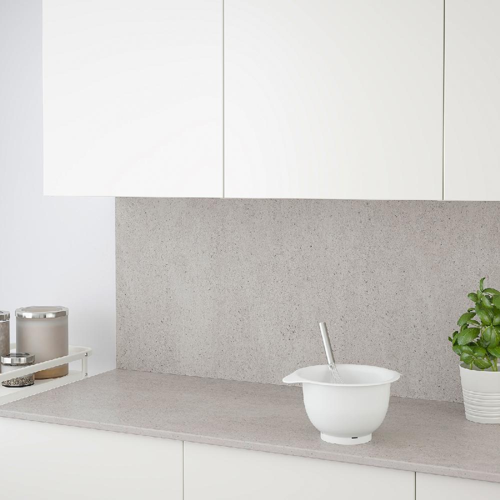 IKEA RUNSBÄCK Wandpaneel maßgefertigt Betonmuster matt/Porzellankomposit 1 m²x1.2 cm Bis zu 60% Rabatt