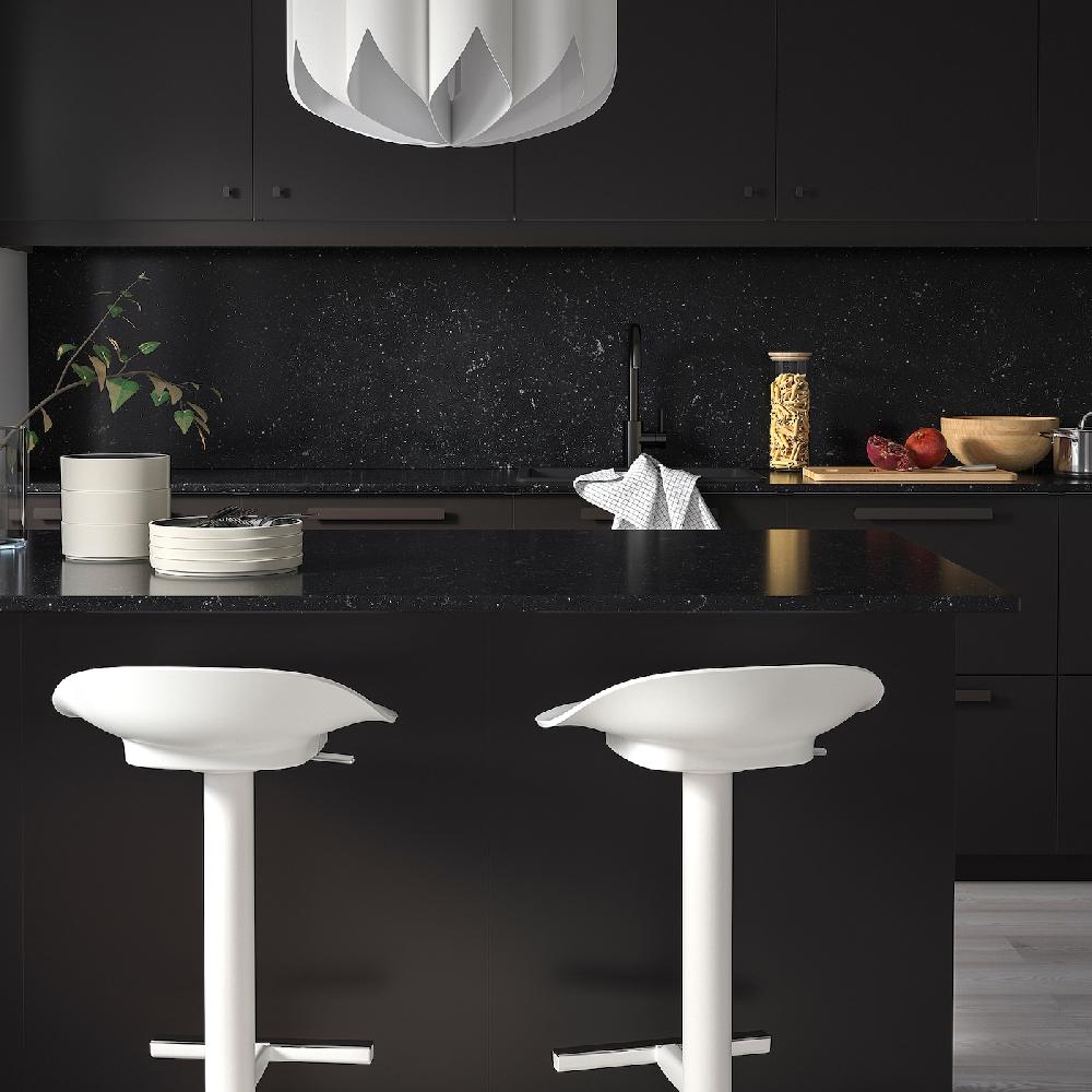 IKEA TÄRNHULT Wandpaneel maßgefertigt anthrazit Steinmuster/Glaskomposit 1 m²x1.2 cm Sonderangebot der Fabrik