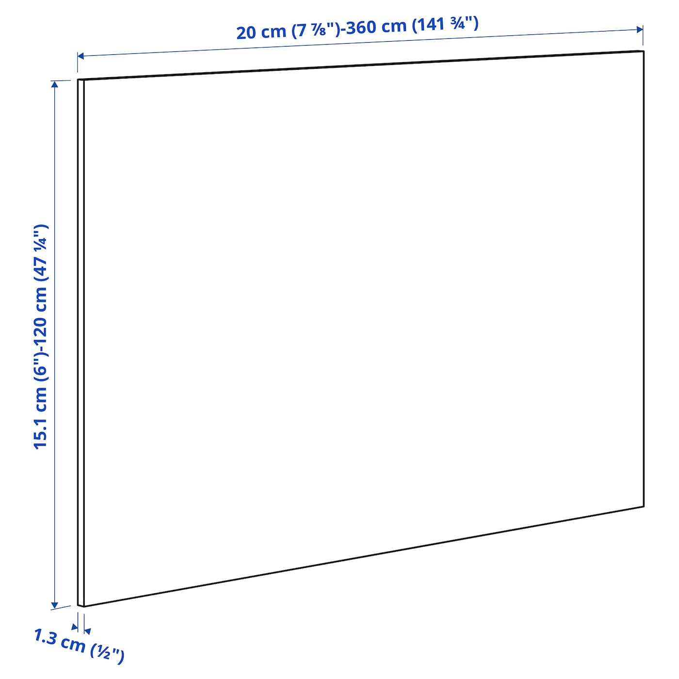 IKEA SIBBARP Wandpaneel maßgefertigt dunkelgrau Steinmuster/Laminat 1 m²x1.3 cm Bis zu 55% Rabatt