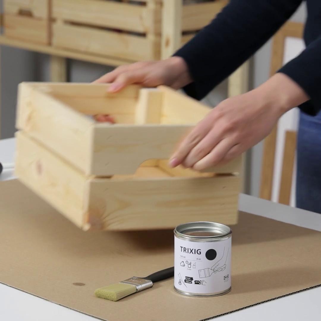 IKEA TRIXIG Farbe schwarz 125 ml Clearance-Verkauf