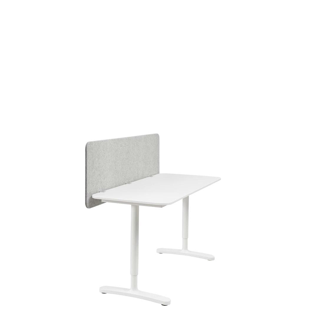 IKEA EILIF Abschirmung für Schreibtisch grau 160x48 cm Im Verkauf