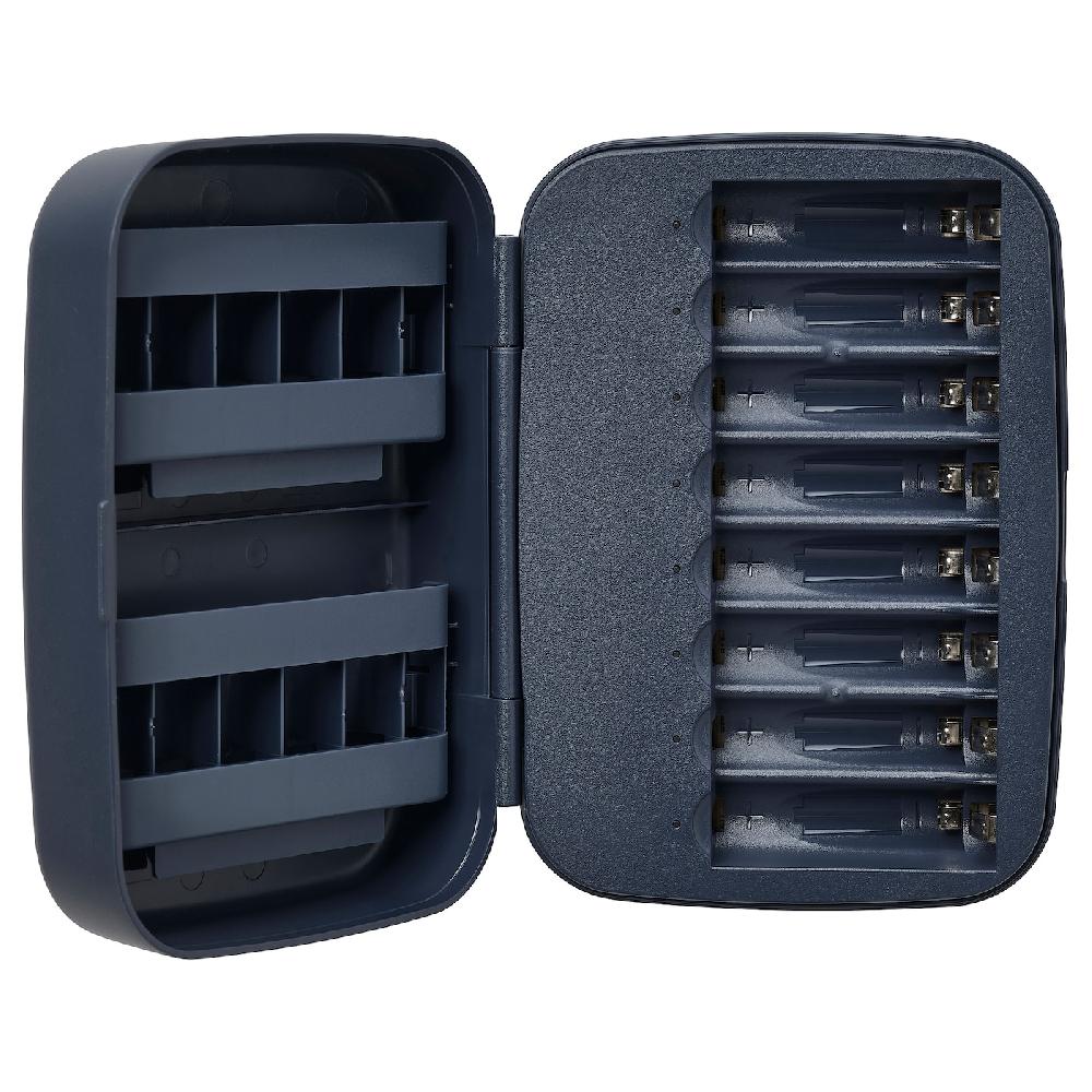 IKEA LITOSFÄR Ladegerät mit Aufbewahrung dunkelblau im Angebot