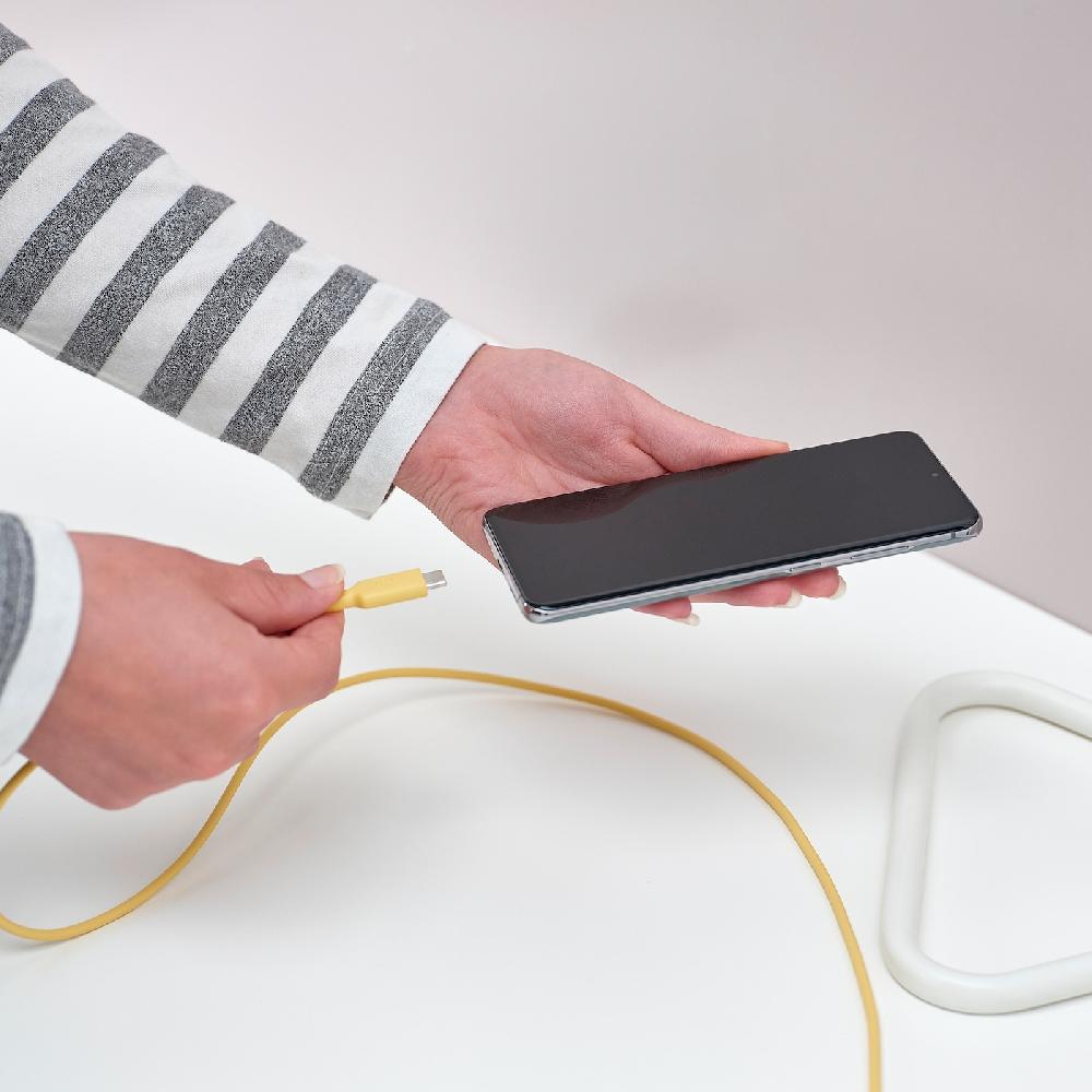 IKEA SITTBRUNN USB-A auf USB-C hellgelb 1 m Fabrik Onlineshop