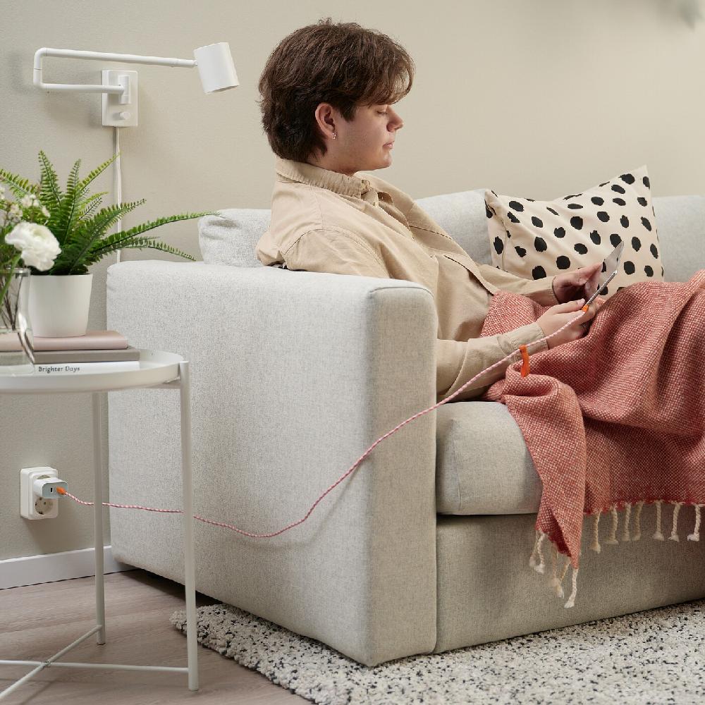IKEA LILLHULT USB-C auf Lightning orange/rosa 1.5 m Fabrikpreis