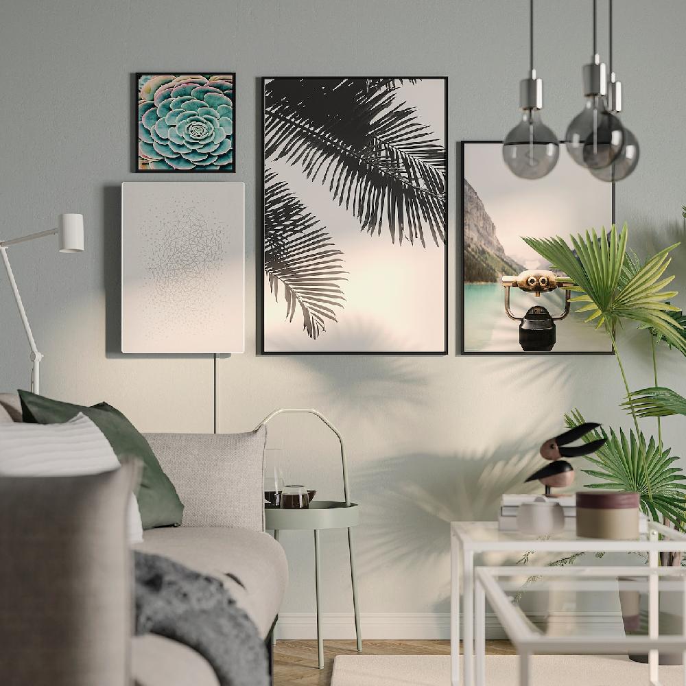 IKEA SYMFONISK Rahmen mit WiFi-Speaker weiß/smart Rabatt