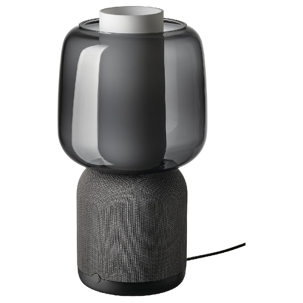 IKEA SYMFONISK Tischleuchte WiFi-Speaker Glschirm schwarz
