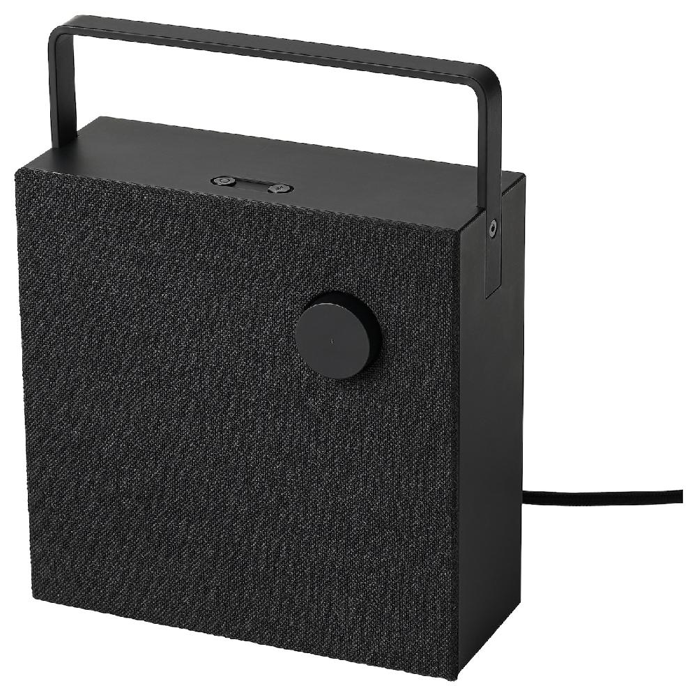 IKEA VAPPEBY Bluetooth-Lautsprecher Gen. 3/schwarz 20x20 cm