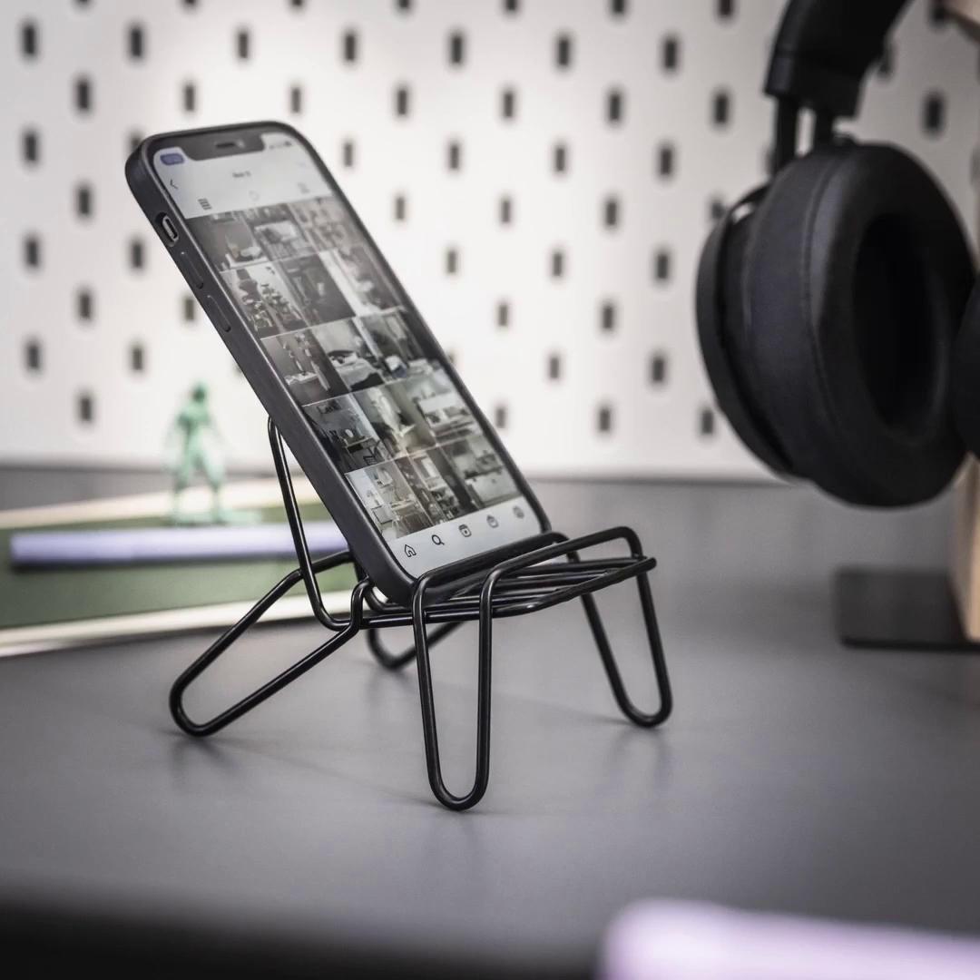 IKEA KRUBBET Mobiltelefonhalter schwarz Muttertagsangebot