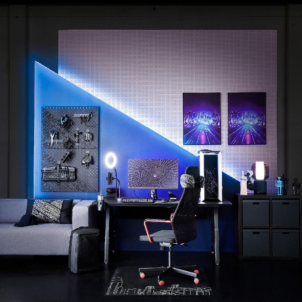 IKEA LÅNESPELARE Ringleuchte mit Mobiltelefonhalter Jubiläumsangebot