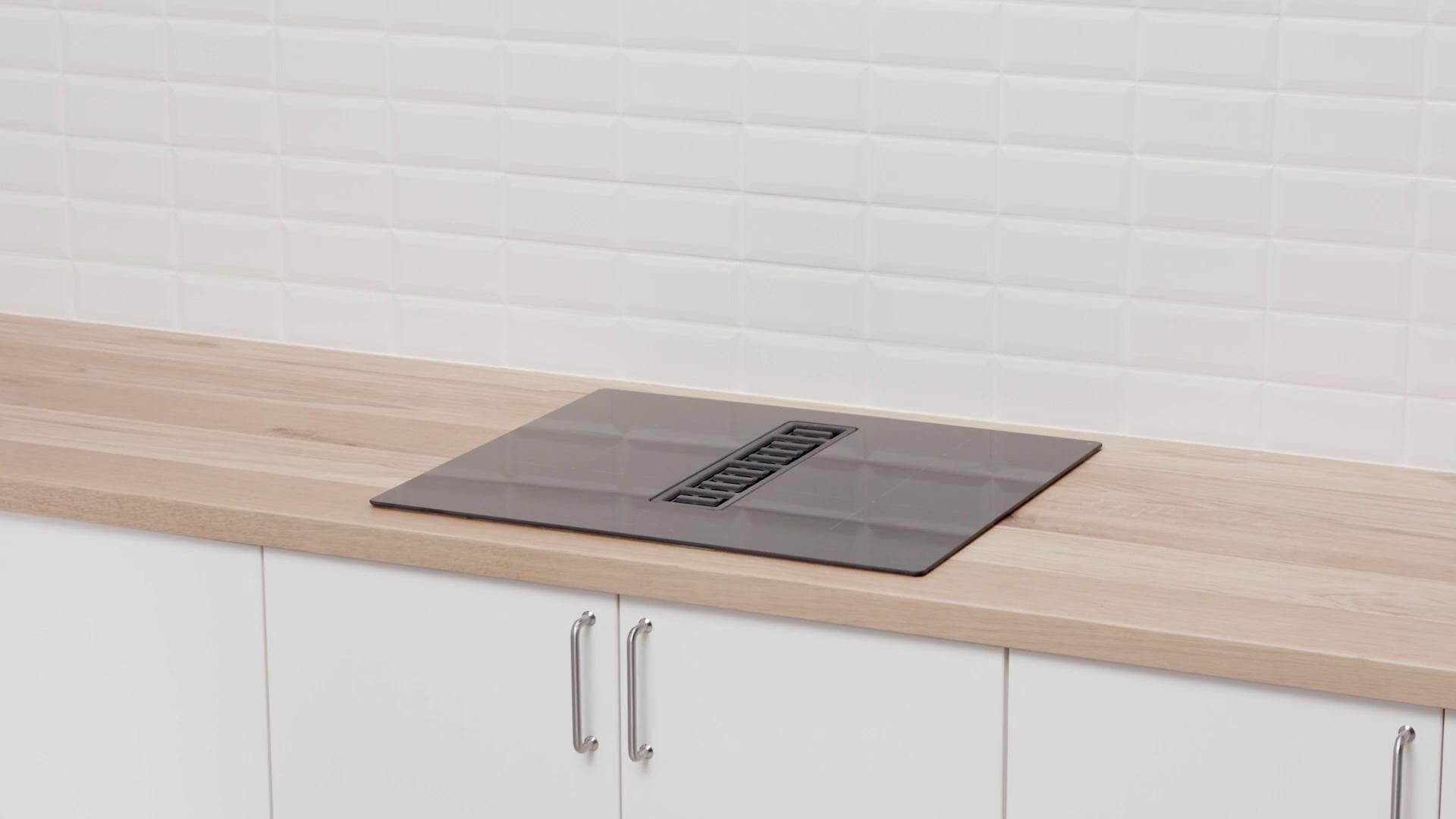 IKEA FÖRDELAKTIG Induktionskochfeld mit Dunstabzug IKEA 500 schwarz 60 cm Große Rabatte