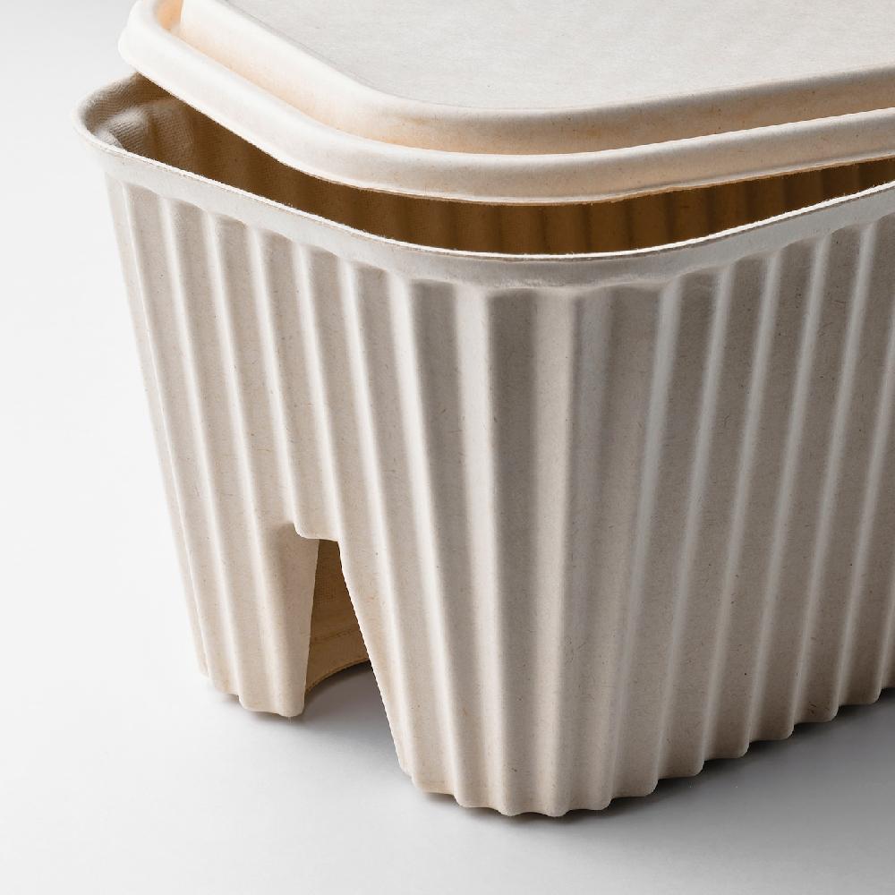 IKEA HÖNSNÄT Ladestation mit Kabelaufbewahrung naturfarben 38x18x14 cm zollfrei