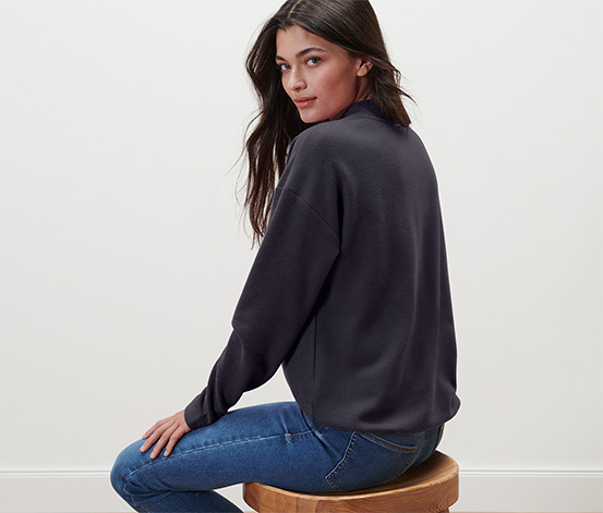 tchibo Sweatshirt mit Stehkragen online bestellen bei Tchibo 690351 Meist gekauft