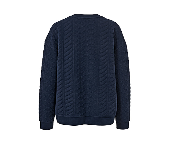 tchibo Sweatshirt mit Zopfmuster online bestellen bei Tchibo 670849 Kostenloser Versand