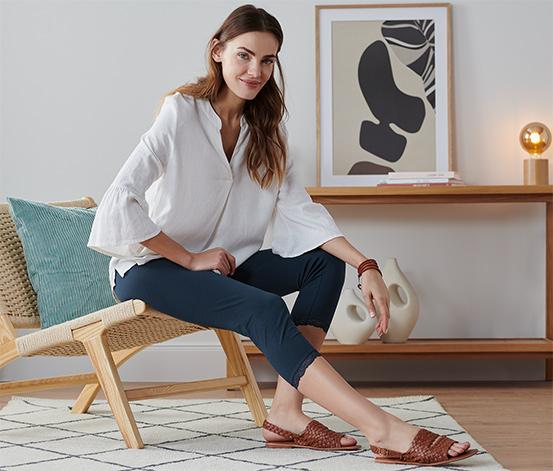 tchibo 3/4-Leggings mit Spitzenborte online bestellen bei Tchibo 634497
