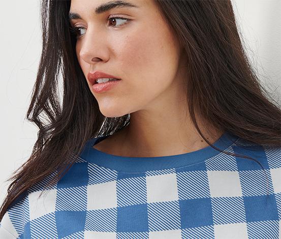 tchibo Kariertes Sweatshirt online bestellen bei Tchibo 664238 Exklusivangebot