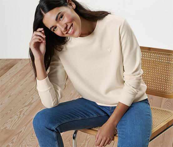 tchibo Sweatshirt mit Stickerei online bestellen bei Tchibo 674339