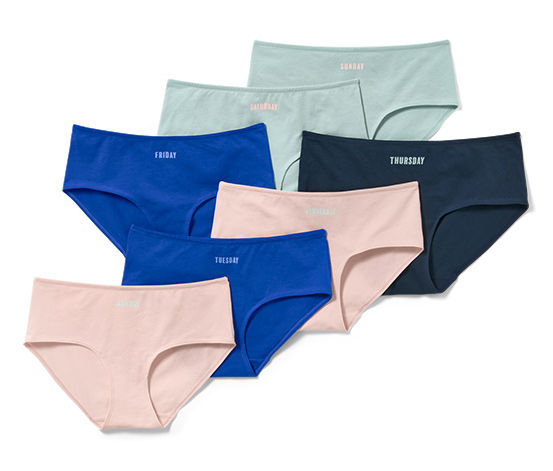 tchibo 7 Pantys mit Wochentagen online bestellen bei Tchibo 682246 Neuheiten