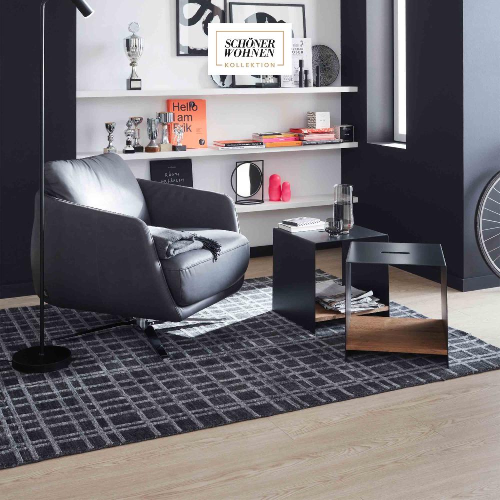 wohndirekt Teppich Wohnzimmer COSETTA in 3 Größen und 2 Farben Bis zu 55% Rabatt