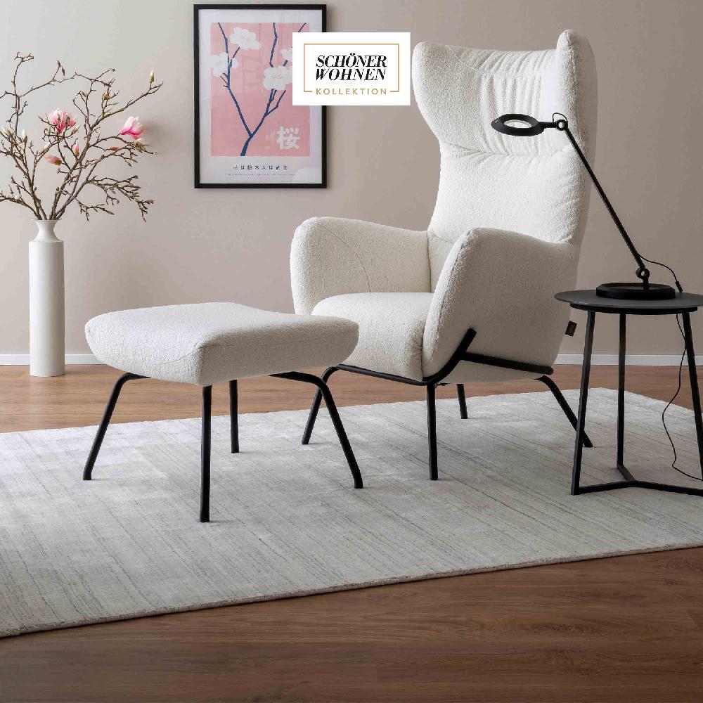 wohndirekt Teppich Wohnzimmer ELARA in 4 Größen und 4 Farben Nur noch ein Tag übrig