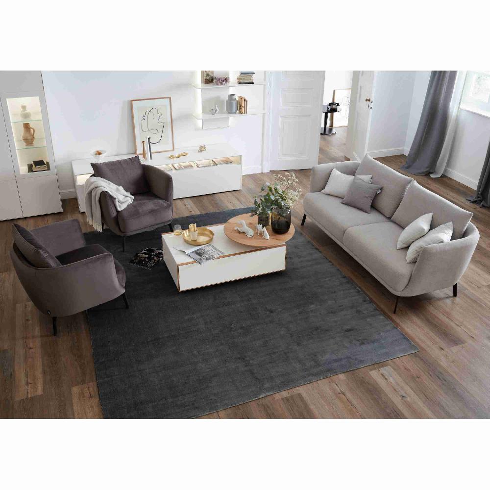 wohndirekt Viskose Teppich Aura • handgewebt • 3 Größen Kostenloser Versand