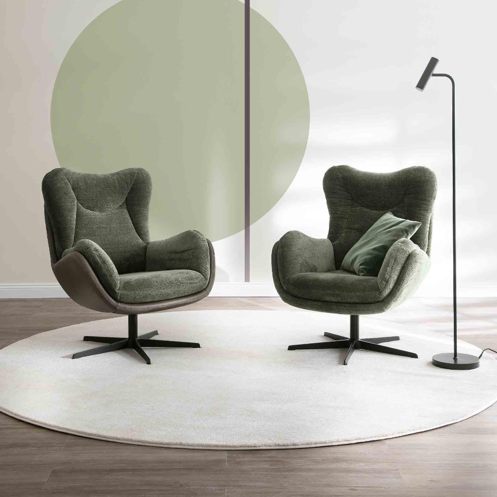 wohndirekt Teppich PURE RUND in 4 Farben Rabatt