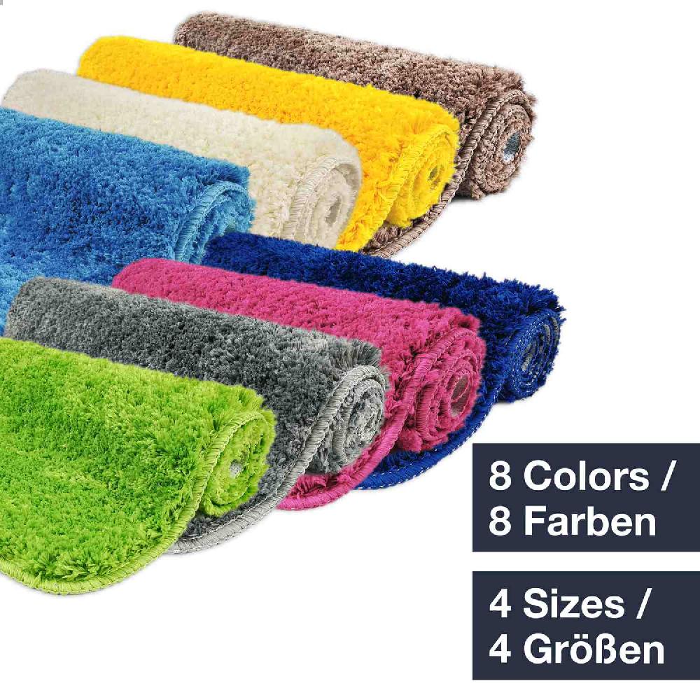 wohndirekt FLORENZ • Hochflor Badteppich • 4 Größen • zum Set kombinierbar Online Shopping