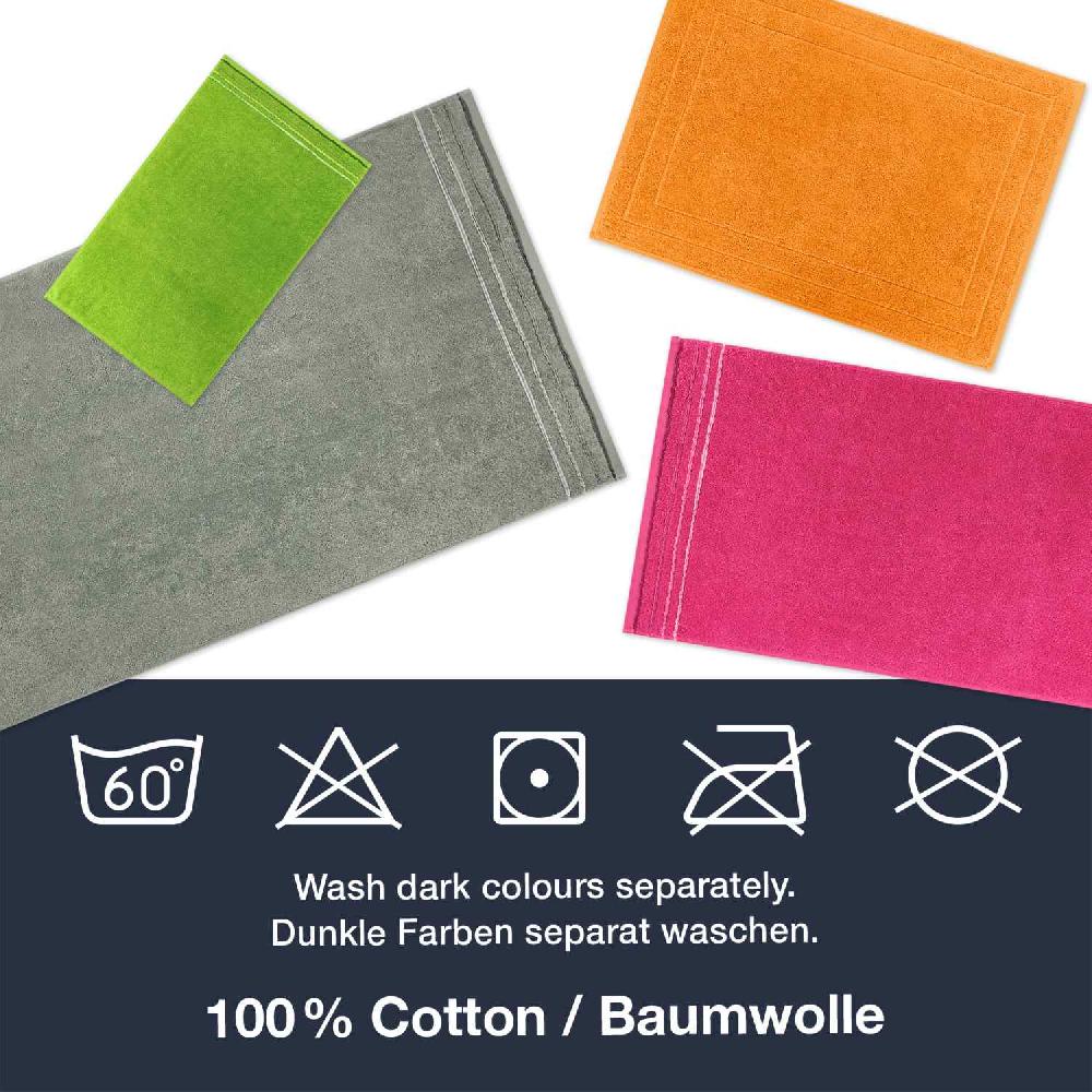 wohndirekt Badvorleger "Jasmina" – Weich Saugfähig und Pflegeleicht in 6 Farben Osterangebot