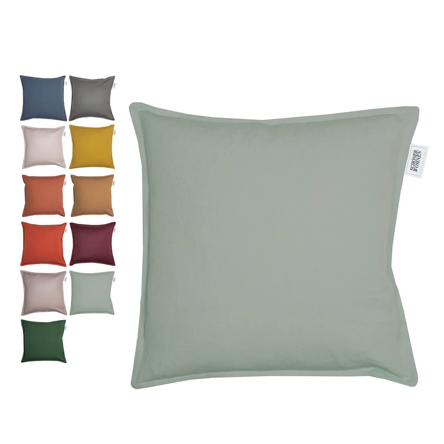 wohndirekt Zierkissenhülle Lino • hochwertige Leinen-Baumwollmischung • 38 x 38 cm Top Angebot