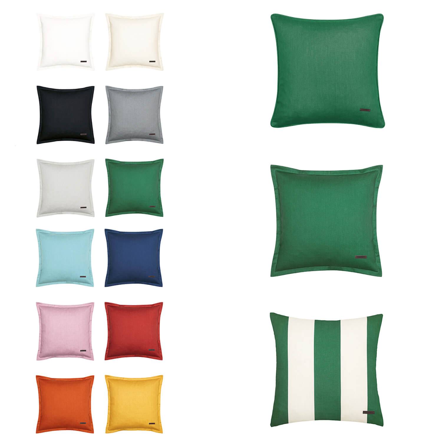 wohndirekt Zierkissenhülle Neo • einfarbig oder mit Längsstreifen • aus "Better Cotton" nachhaltiger Baumwolle • 2 Größen Blitzangebot