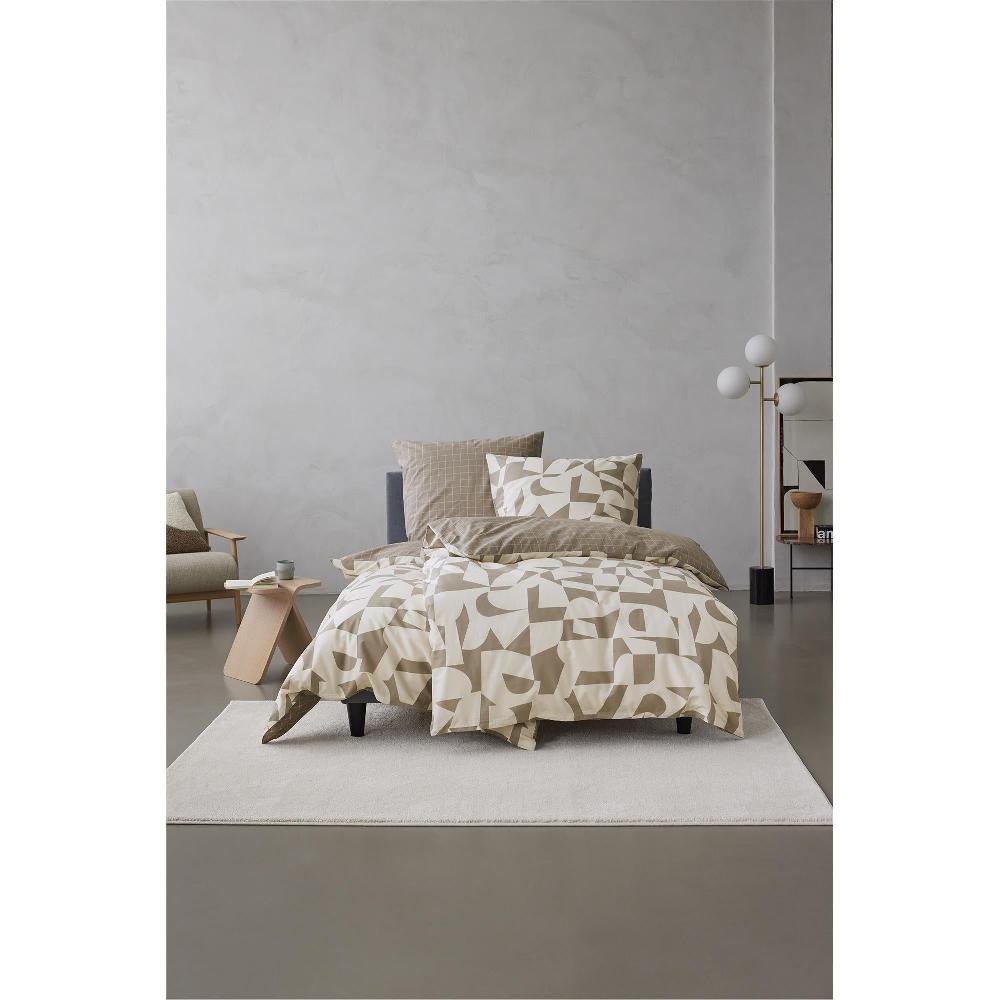 wohndirekt Bettwäsche mit geometrischem Muster Tägliche Deals