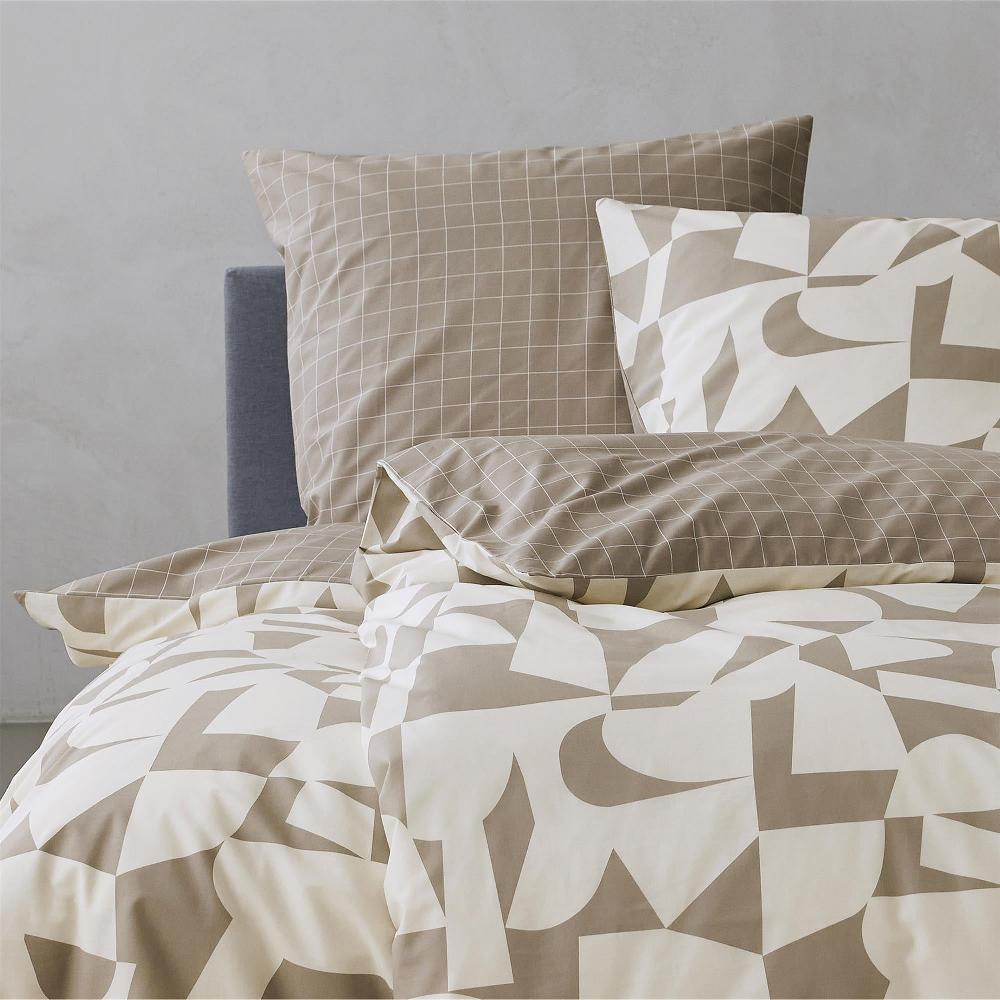 wohndirekt Bettwäsche mit geometrischem Muster Tägliche Deals