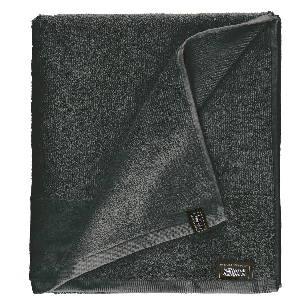 wohndirekt Badetuch mit Velourborte 100 x 150 cm Letzte 2 Tage