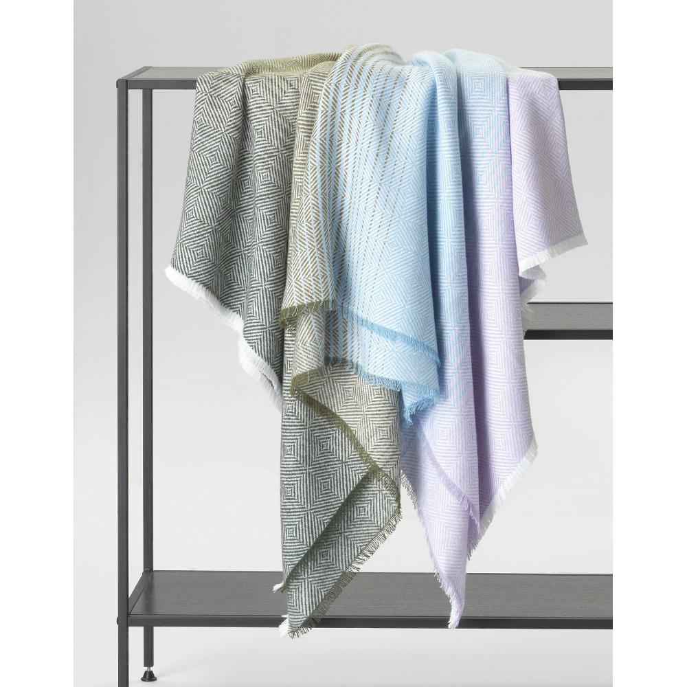 wohndirekt Mehrfarbiges Jacquard Plaid August 150x180 cm Fabrikladen