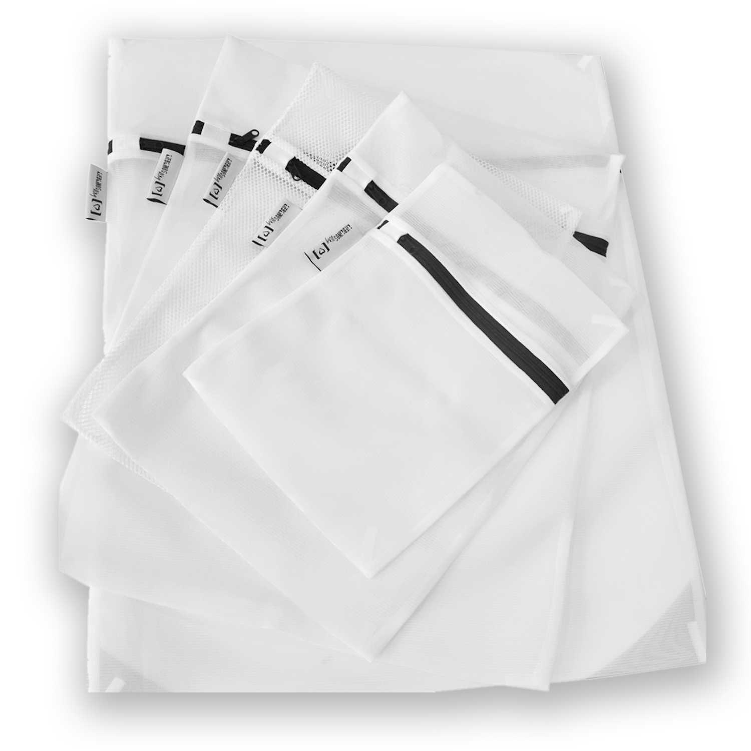 wohndirekt Wäschenetze 5er Set • schützt vor Waschschäden • 4 verschiedene Größen Verkauf