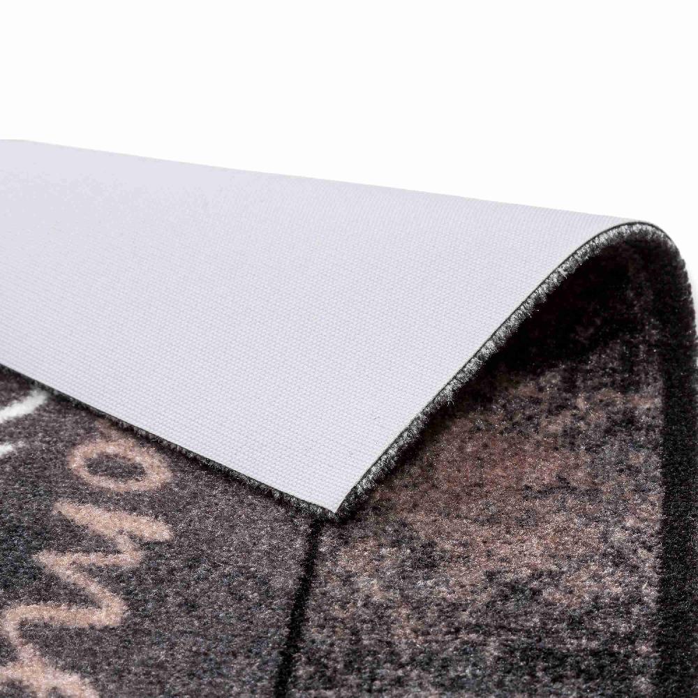 wohndirekt Fußmatte FELICIDO taupe in 2 Größen Fabrikpreis