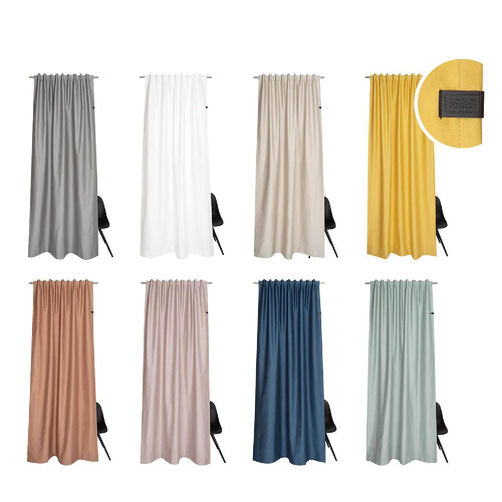 wohndirekt Fertigvorhang Soft • mit verdecktem Schlaufenband • blickdicht Rabatt