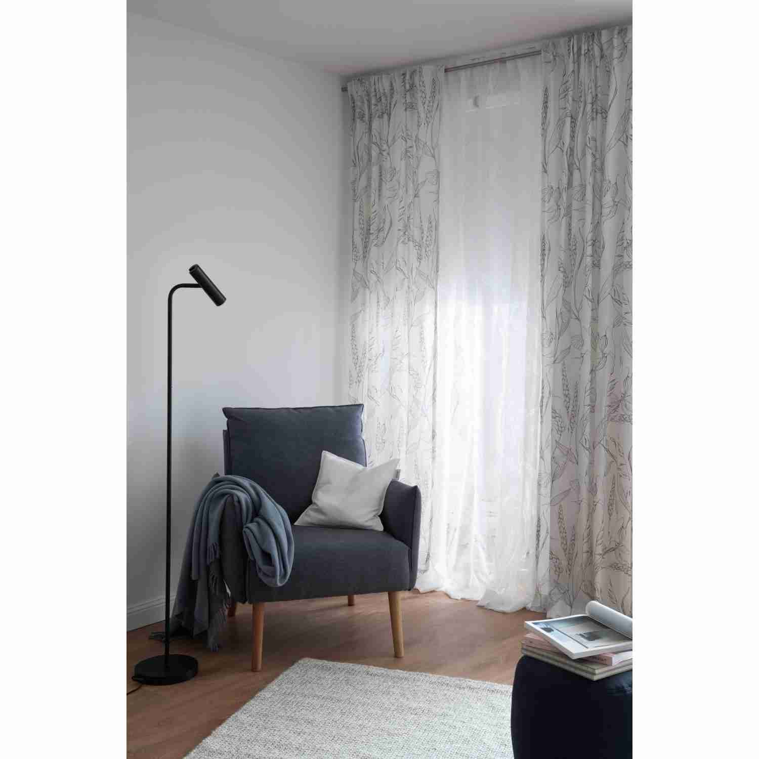 wohndirekt Fertigvorhang Soft • mit verdecktem Schlaufenband • blickdicht Rabatt