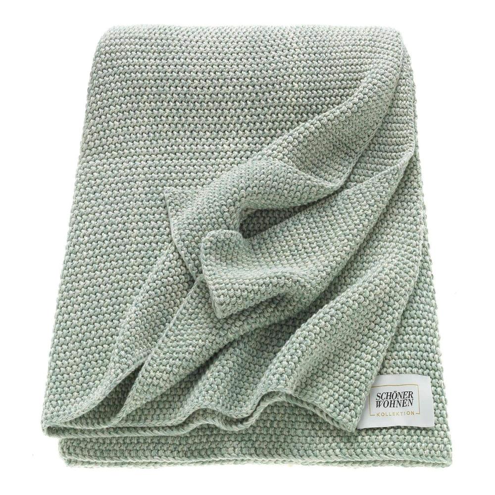 wohndirekt Kuscheldecke Melange • 100% Baumwolle • 130 x 170 cm Günstig kaufen