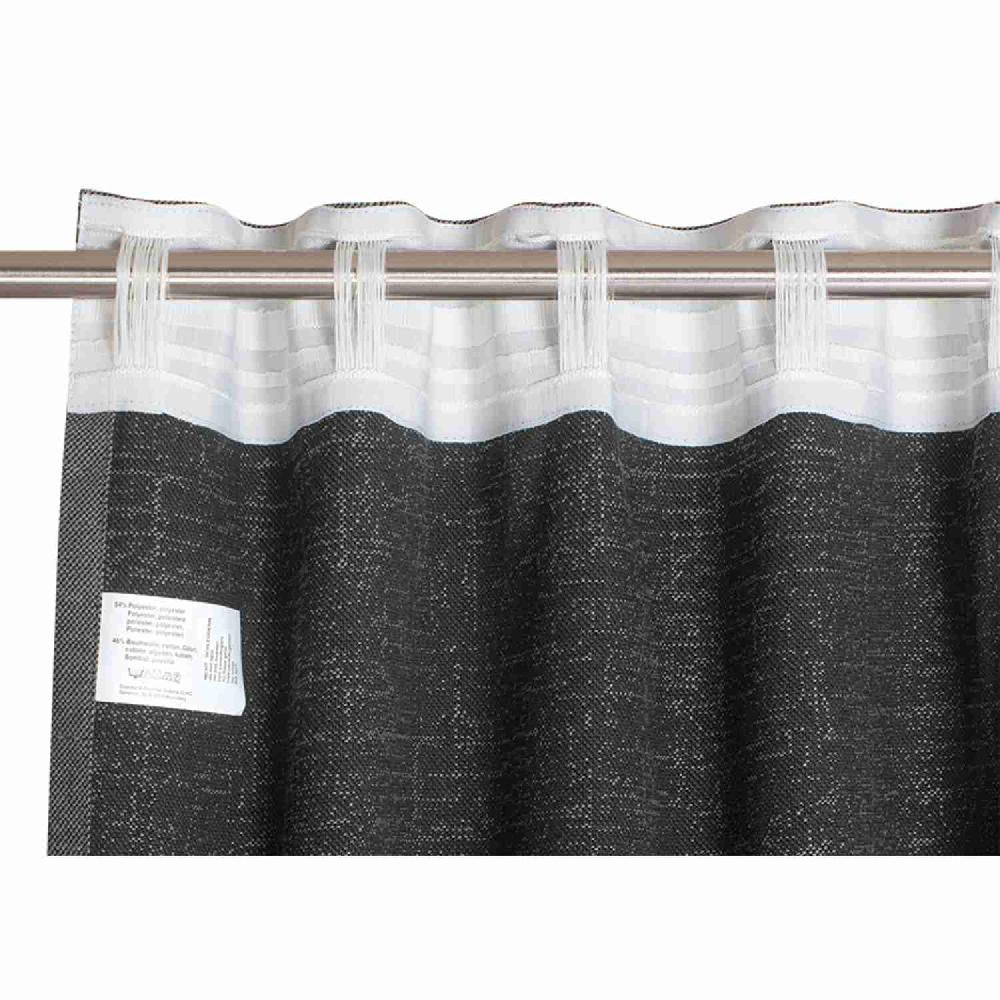 wohndirekt Fertigvorhang Solo • mit verdecktem Schlaufenband • blickdicht Versandkostenfrei