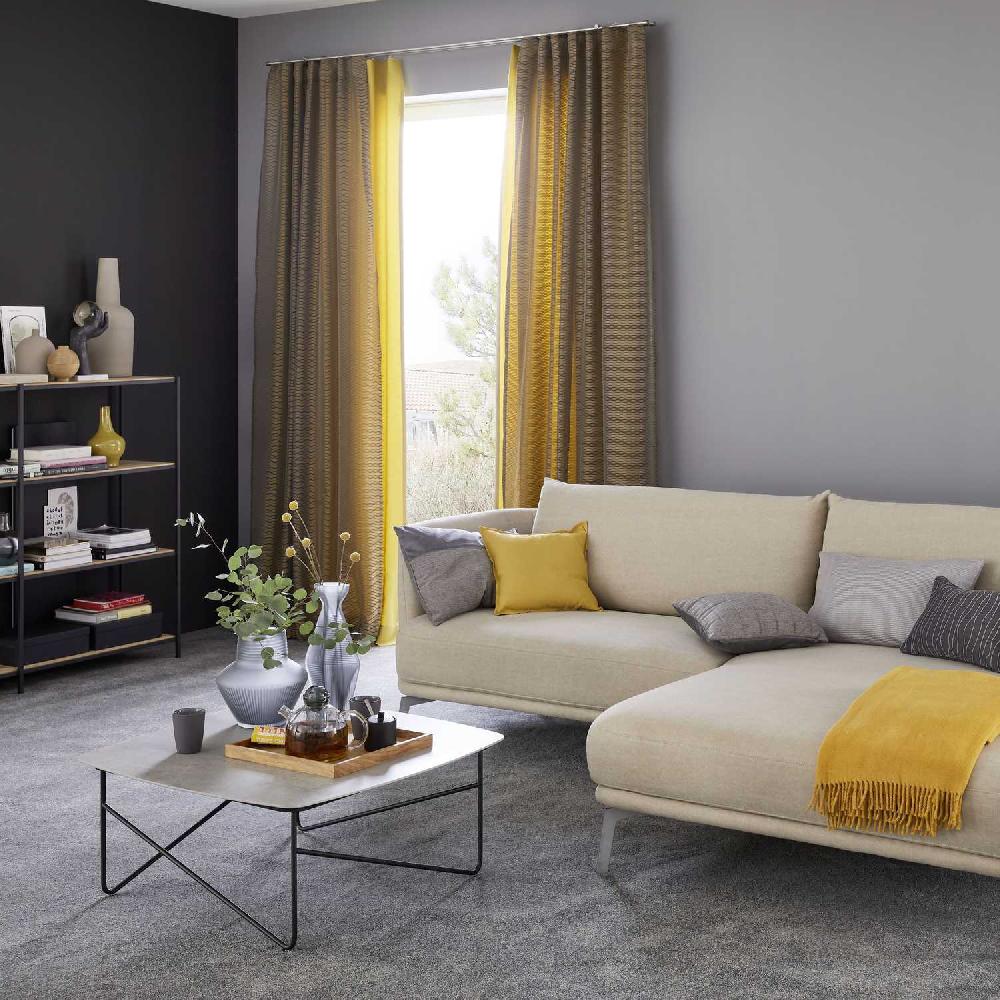 wohndirekt Vorhang Splash mit vedecktem Schlaufenband • halbtransparent • 130 x 250 cm Begrenztes Angebot