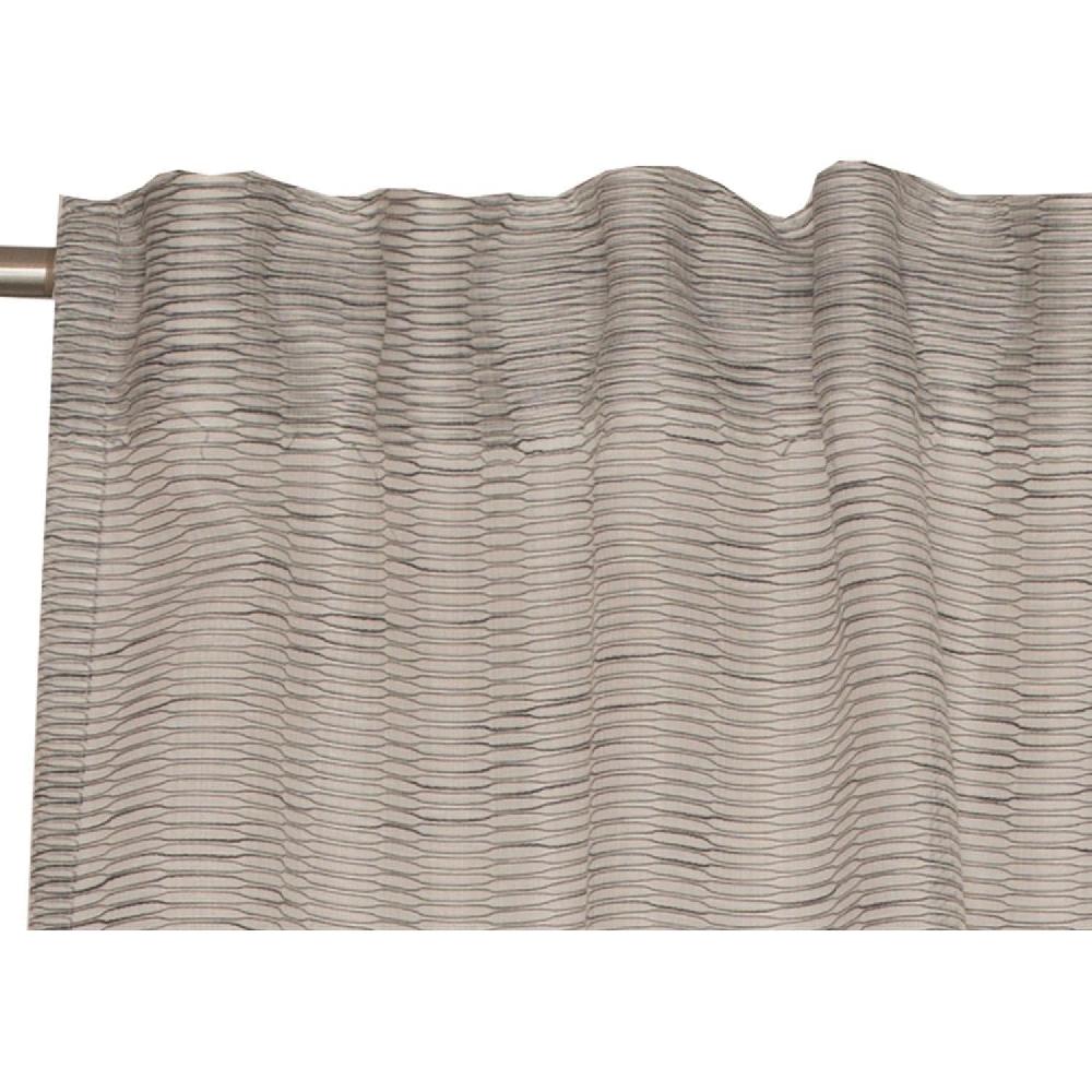 wohndirekt Ösenvorhang Meshwork mit verdeckten Schlaufen • halbtransparent • 130 x 250 cm Online Shopping