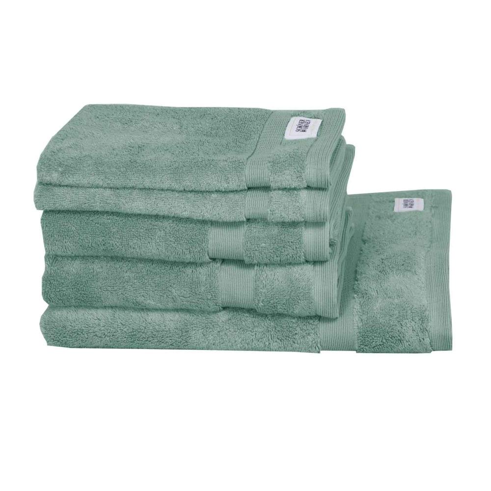 wohndirekt Handtuch 5er Set Cuddly • 2 Gästehandtücher 2 Handtücher 1 Badetuch • 100% Baumwolle Black Friday