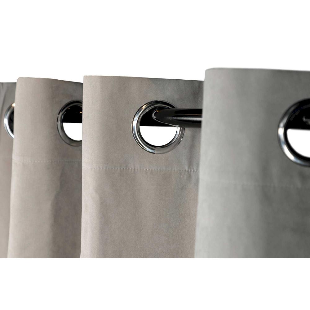 wohndirekt Blickdichter Ösenvorhang einfarbig 130 x 250 cm Cyber Monday