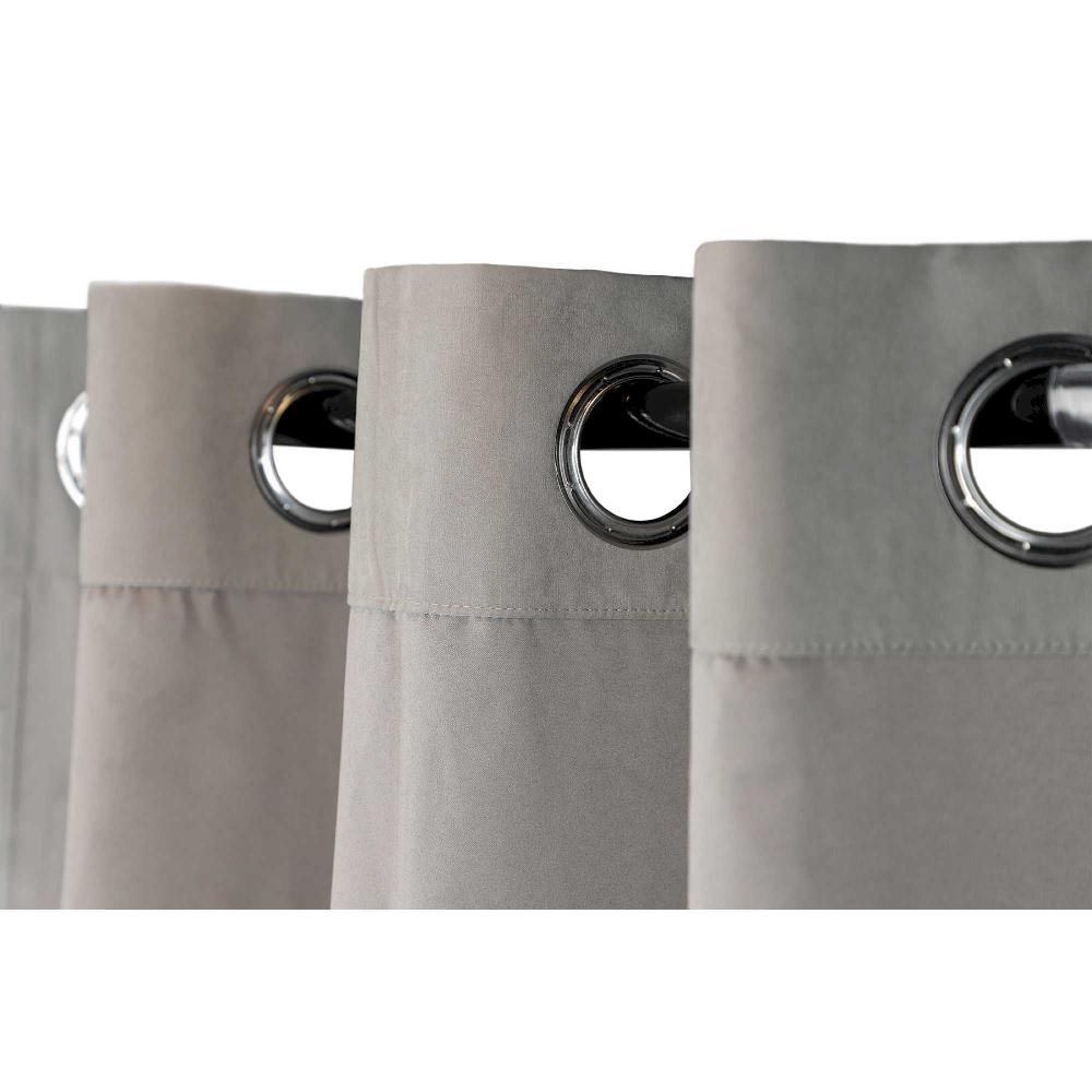 wohndirekt Blickdichter Ösenvorhang einfarbig 130 x 250 cm Cyber Monday