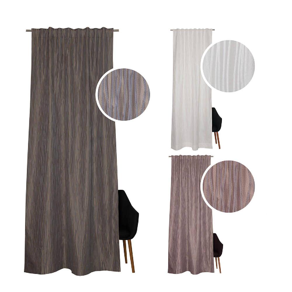 wohndirekt Schlaufenschal Claire • Längswellenmuster in 3D Optik • 130 x 250 cm Weihnachtsangebot